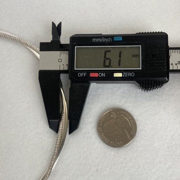 Dyadema Sterling Silver Double Strand Reversible Twisted Omega Chain Necklace - Picture 13 of 16